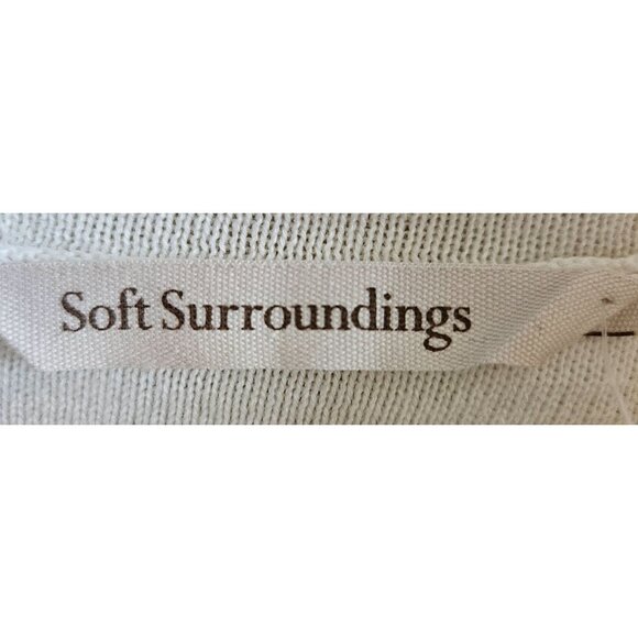 Soft Surroundings Woman Size S New Tunic Sweater Cotton Blend Textured Cowl Neck - Picture 6 of 9